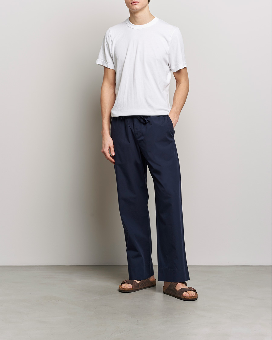 Homme | Peignoirs Et Pyjamas | Tekla | Poplin Pyjama Pants True Navy