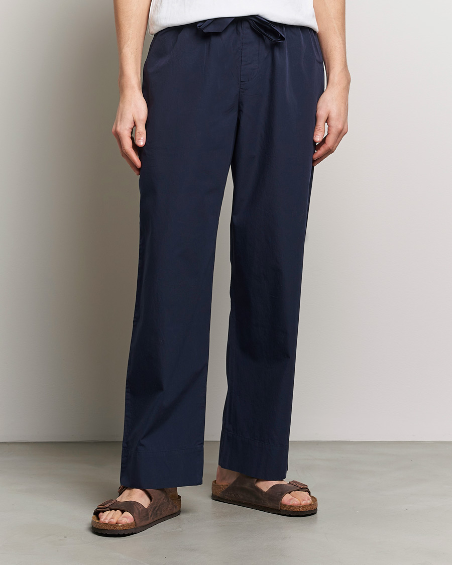 Homme | Peignoirs Et Pyjamas | Tekla | Poplin Pyjama Pants True Navy