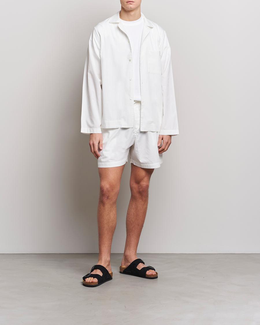 Homme | Tekla Poplin Pyjama Shorts Alabaster White | Tekla | Poplin Pyjama Shorts Alabaster White