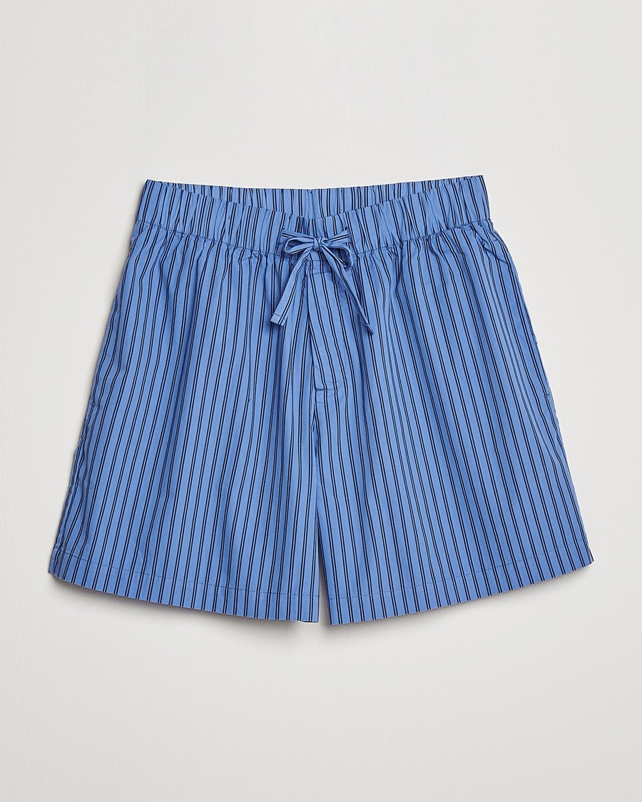 Homme | Tekla Poplin Pyjama Shorts Boro Stripes | Tekla | Poplin Pyjama Shorts Boro Stripes