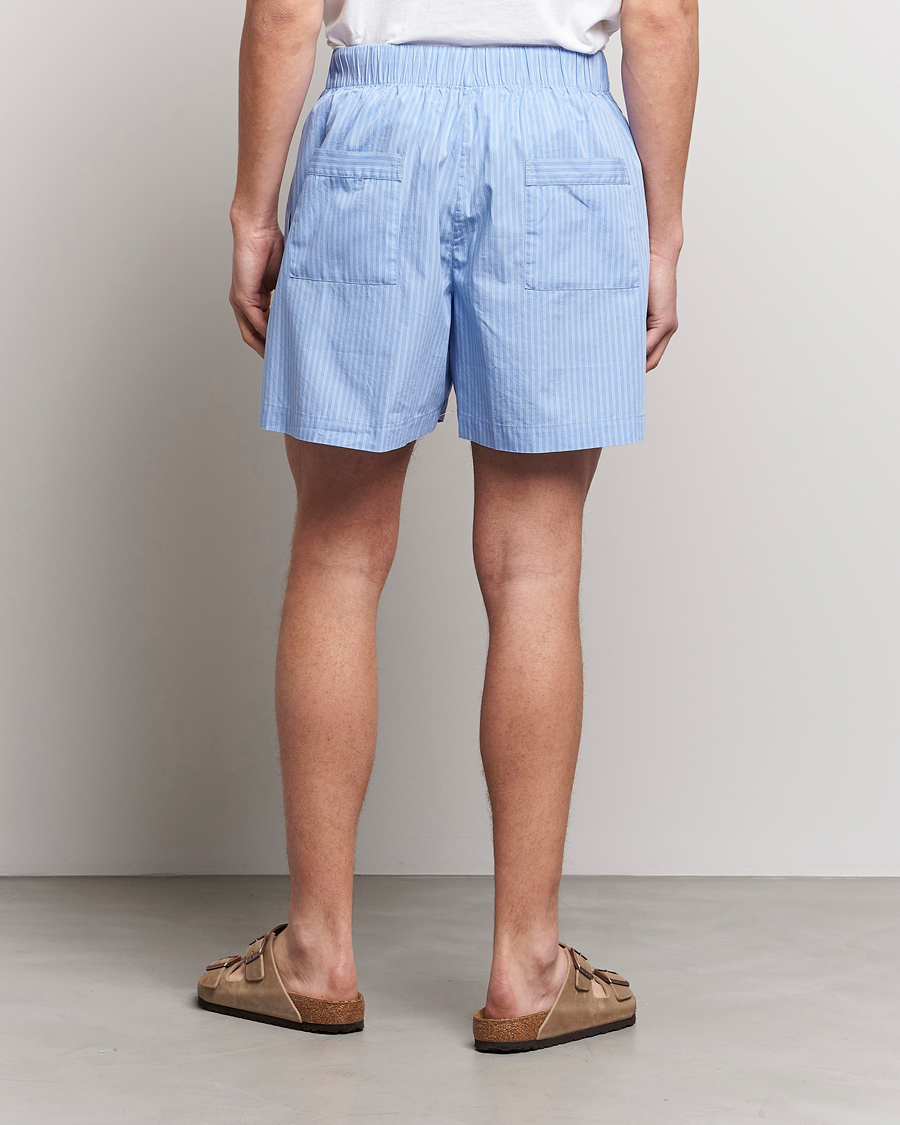 Homme | Peignoirs Et Pyjamas | Tekla | Poplin Pyjama Shorts Pin Stripes