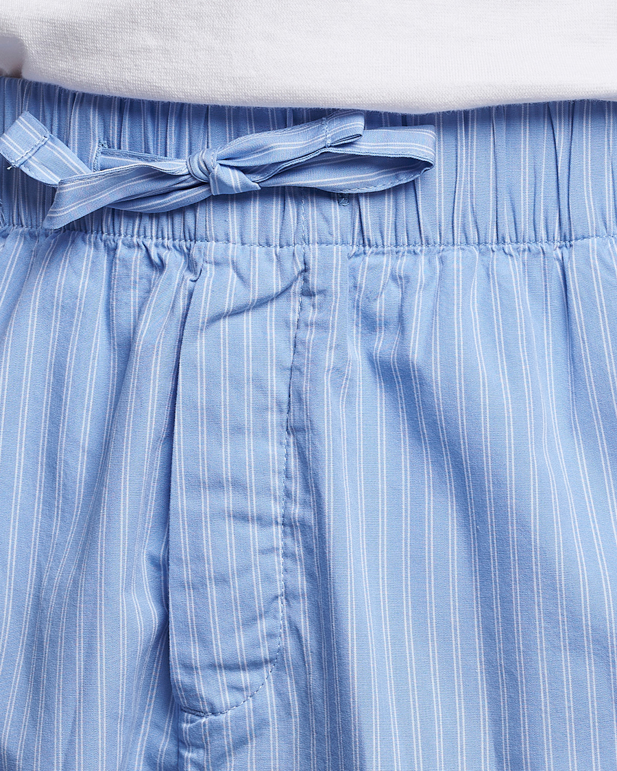 Homme | Peignoirs Et Pyjamas | Tekla | Poplin Pyjama Shorts Pin Stripes