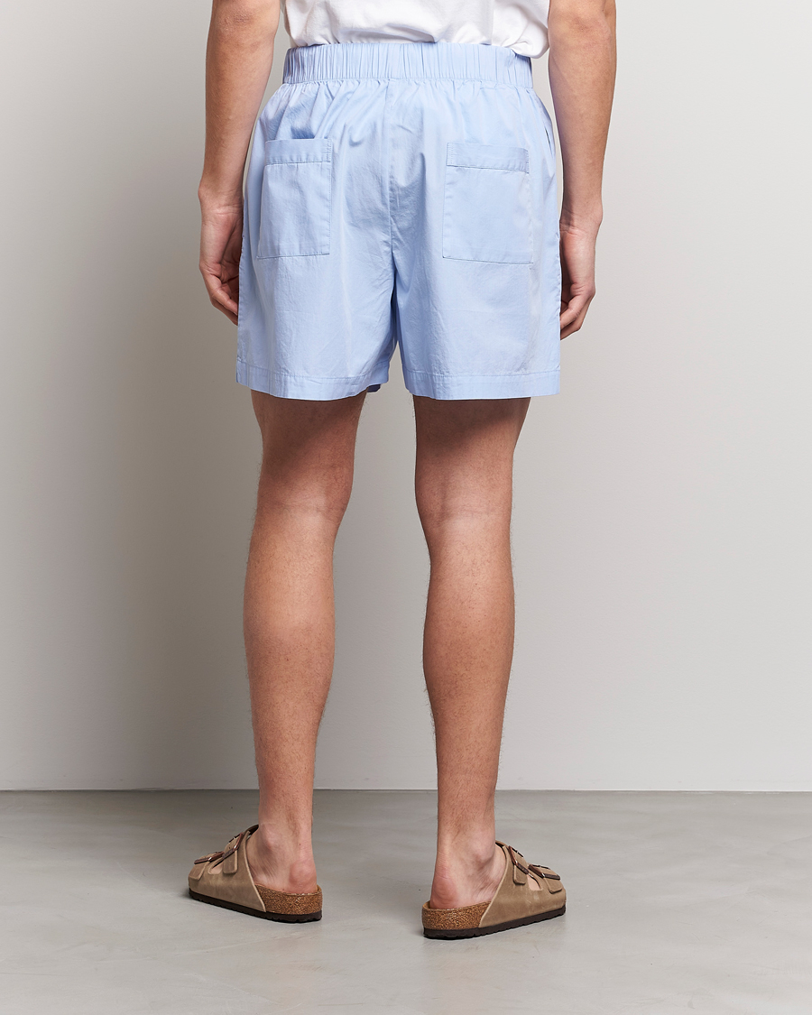 Homme | Tekla Poplin Pyjama Shorts Light Blue | Tekla | Poplin Pyjama Shorts Light Blue