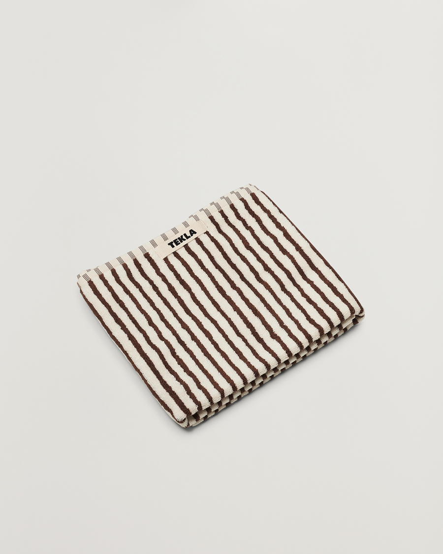 Homme | Tissus | Tekla | TeklaOrganic Terry Hand TowelKodiak Stripes