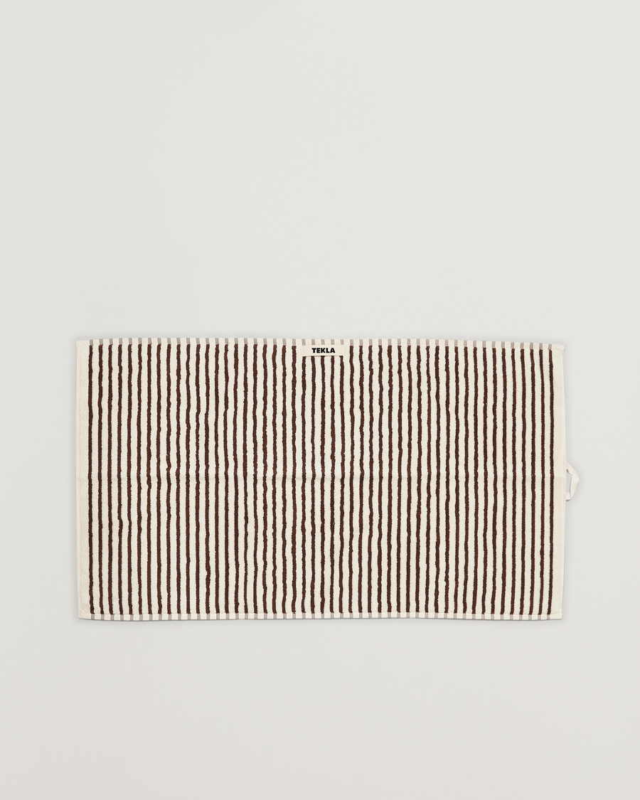 Homme |  | Tekla | Organic Terry Hand Towel Kodiak Stripes