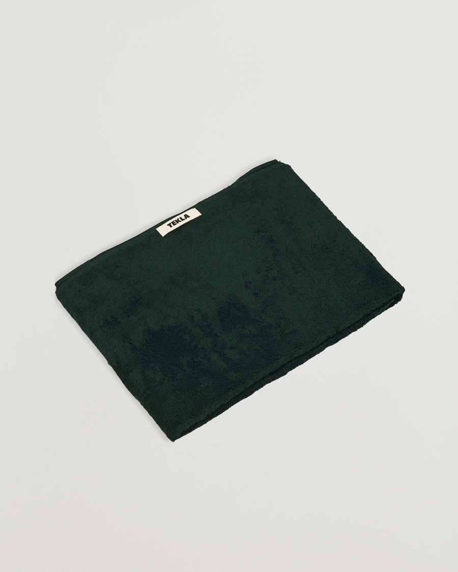 Homme | Tissus | Tekla | Organic Terry Bath Towel Forest Green