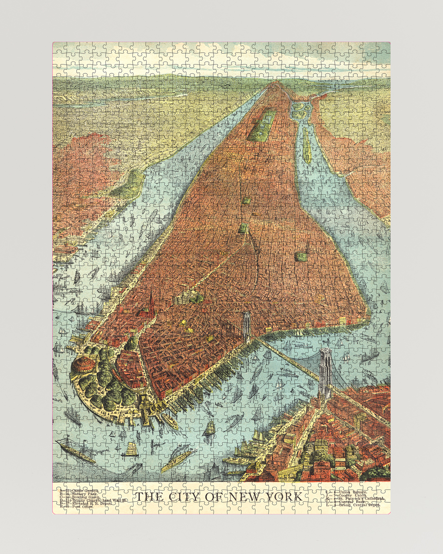 Homme | Pour Les Amoureux De La Maison | New Mags | John Derian-The City of New York 750 Pieces Puzzle 