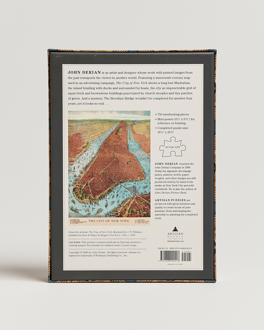 Homme | Jeux | New Mags | John Derian-The City of New York 750 Pieces Puzzle
