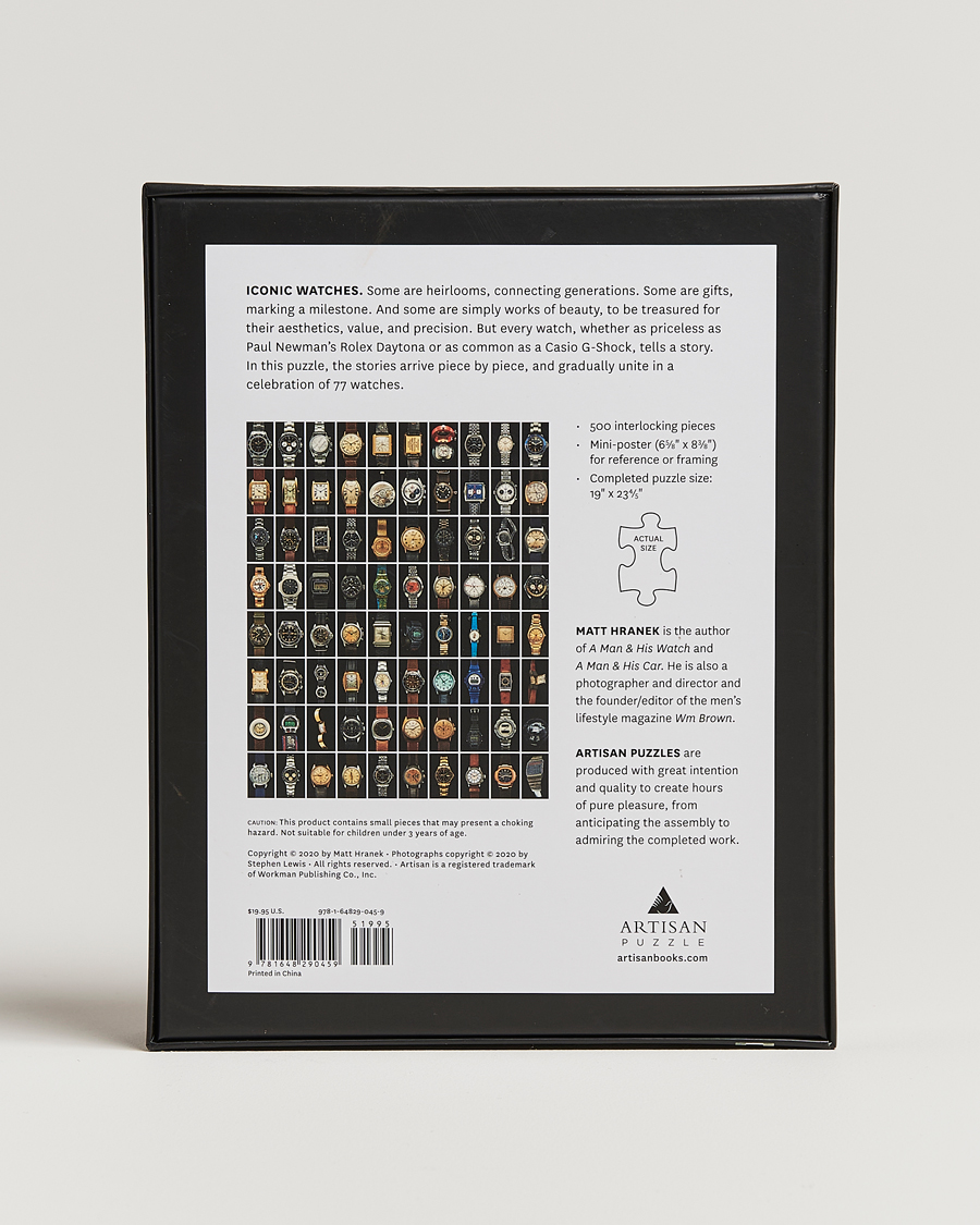 Homme | Idées de cadeaux de Noël | New Mags | Iconic Watches 500 Pieces Puzzle