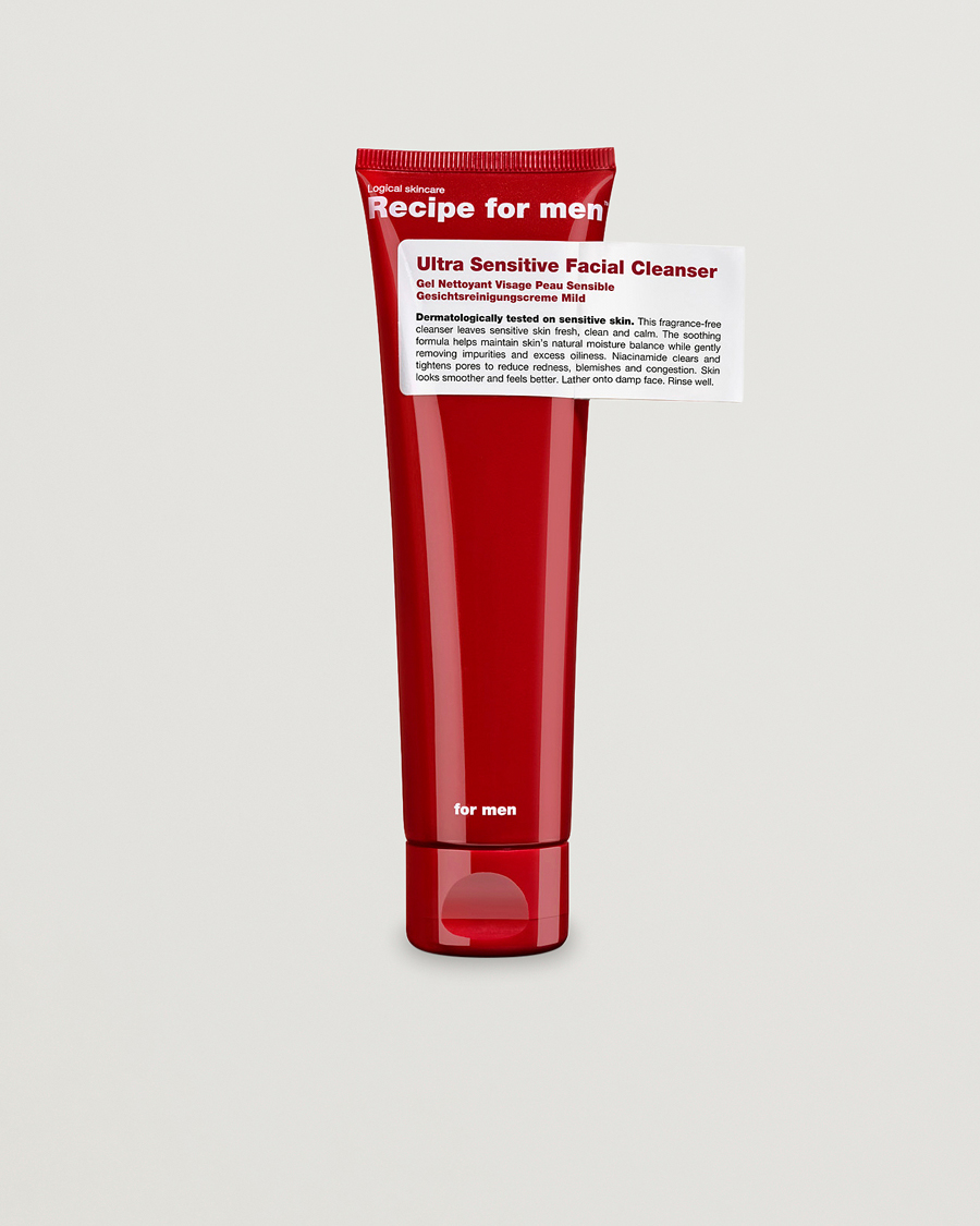 Homme | Soins De La Peau | Recipe for men | Ultra Sensitive Facial Cleanser 100ml