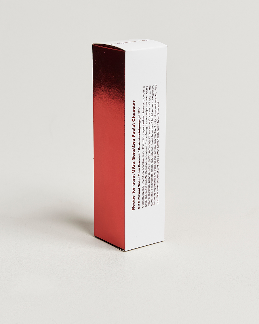 Homme | Soins De La Peau | Recipe for men | Ultra Sensitive Facial Cleanser 100ml