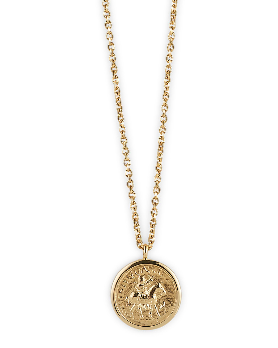 Homme | Tom Wood Coin Pendand Necklace Gold | Tom Wood | Coin Pendand Necklace Gold