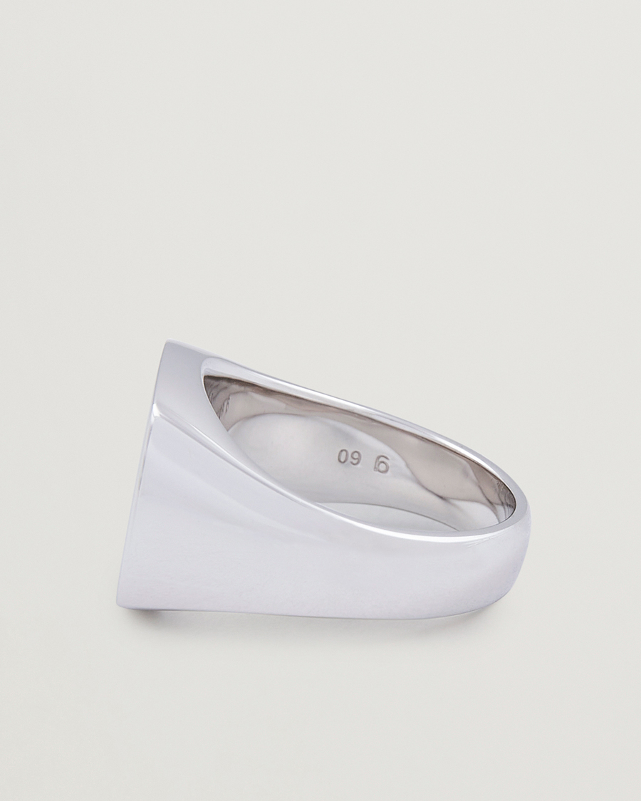 Homme | Tom Wood Mined Ring Large Diamond Silver | Tom Wood | Mined Ring Large Diamond Silver