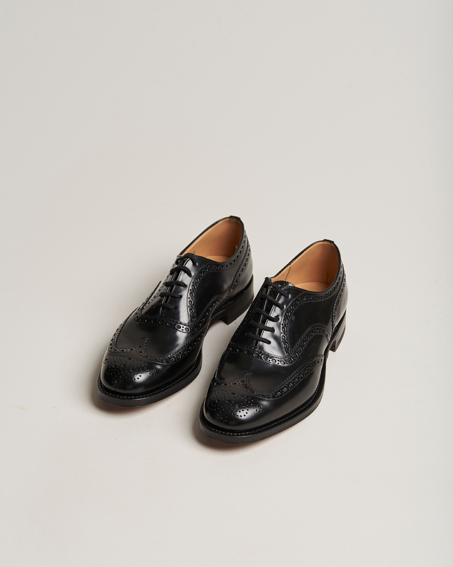 Homme | Chaussures Faites Main | Church\'s | Burwood Polished Binder Brogue Black