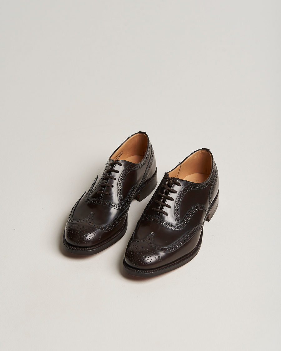 Homme | Chaussures | Church's | Burwood Polished Binder Brogue Light Ebony
