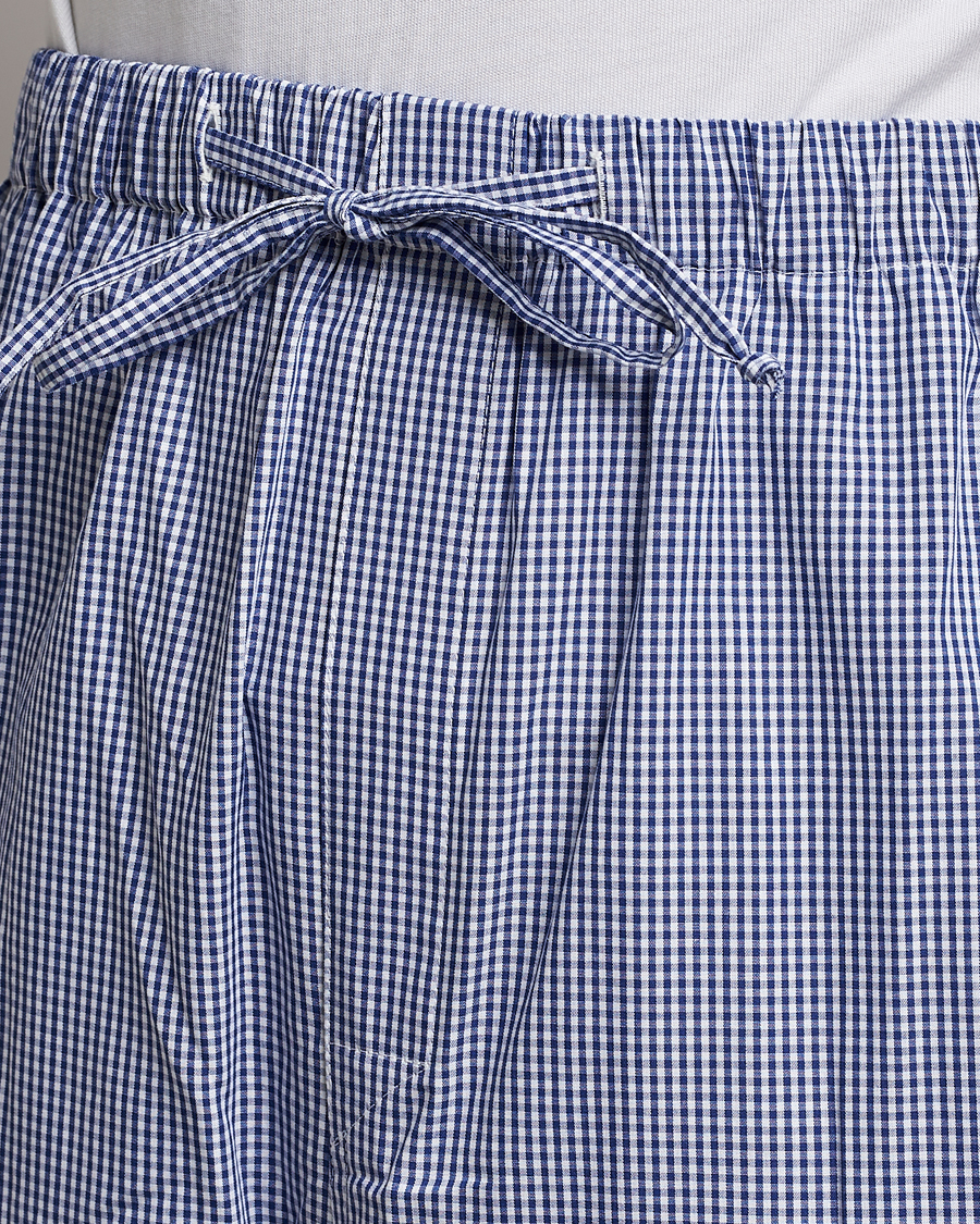 Homme | Peignoirs Et Pyjamas | Nufferton | Alf Checked Pyjama Set Blue/White