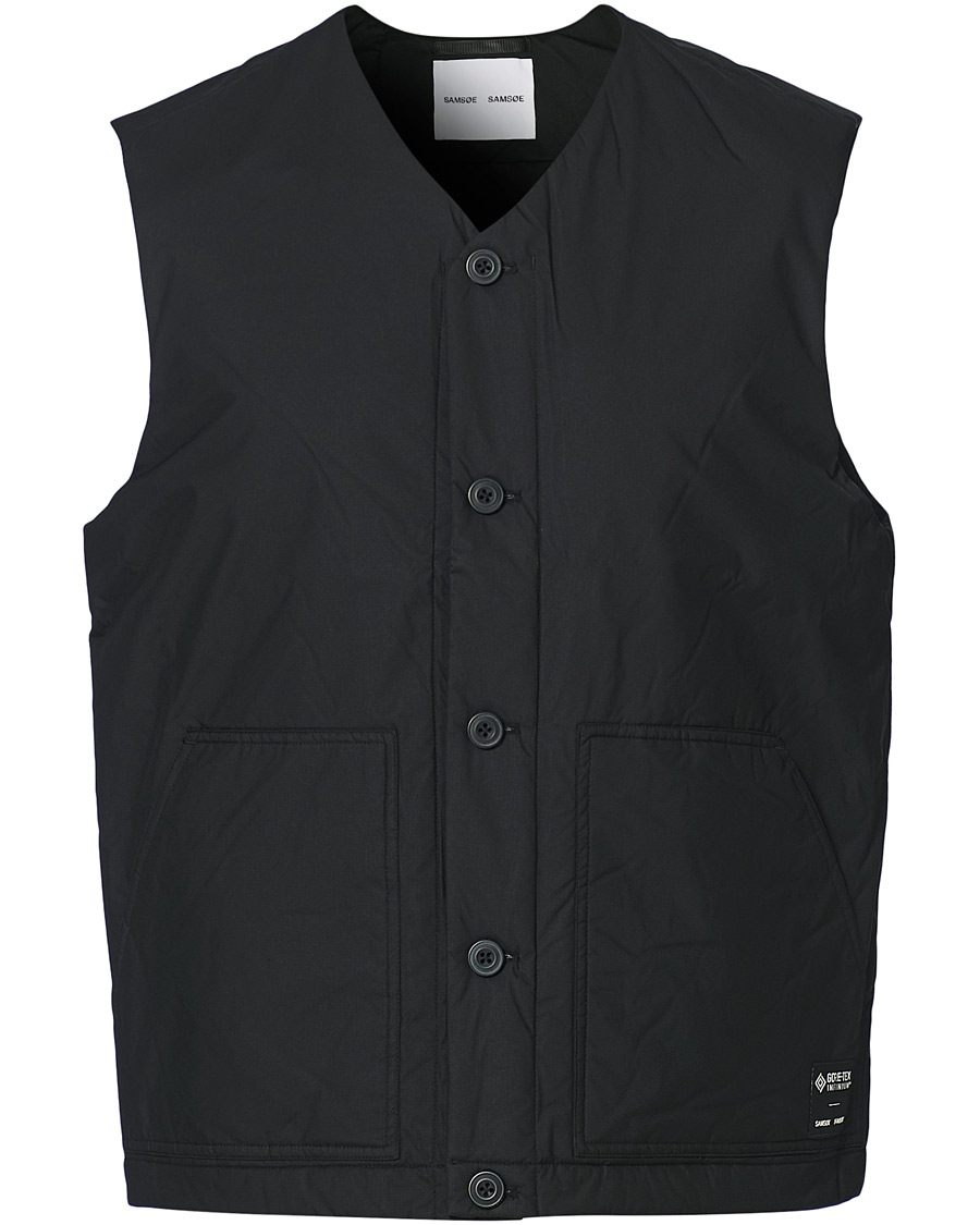 Homme | Manteaux Et Vestes | Samsøe Samsøe | Samsøe & Samsøe Tom Gore-Tex Vest Black