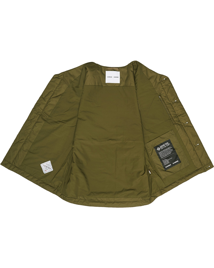 Homme | Manteaux Et Vestes | Samsøe Samsøe | Samsøe & Samsøe Tom Gore-Tex Vest Ivy Green