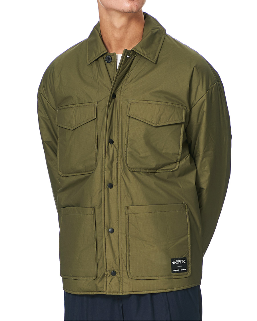 Homme | Manteaux Et Vestes | Samsøe Samsøe | Samsøe & Samsøe Tony Gore-Tex Shirt Jacket Ivy Green