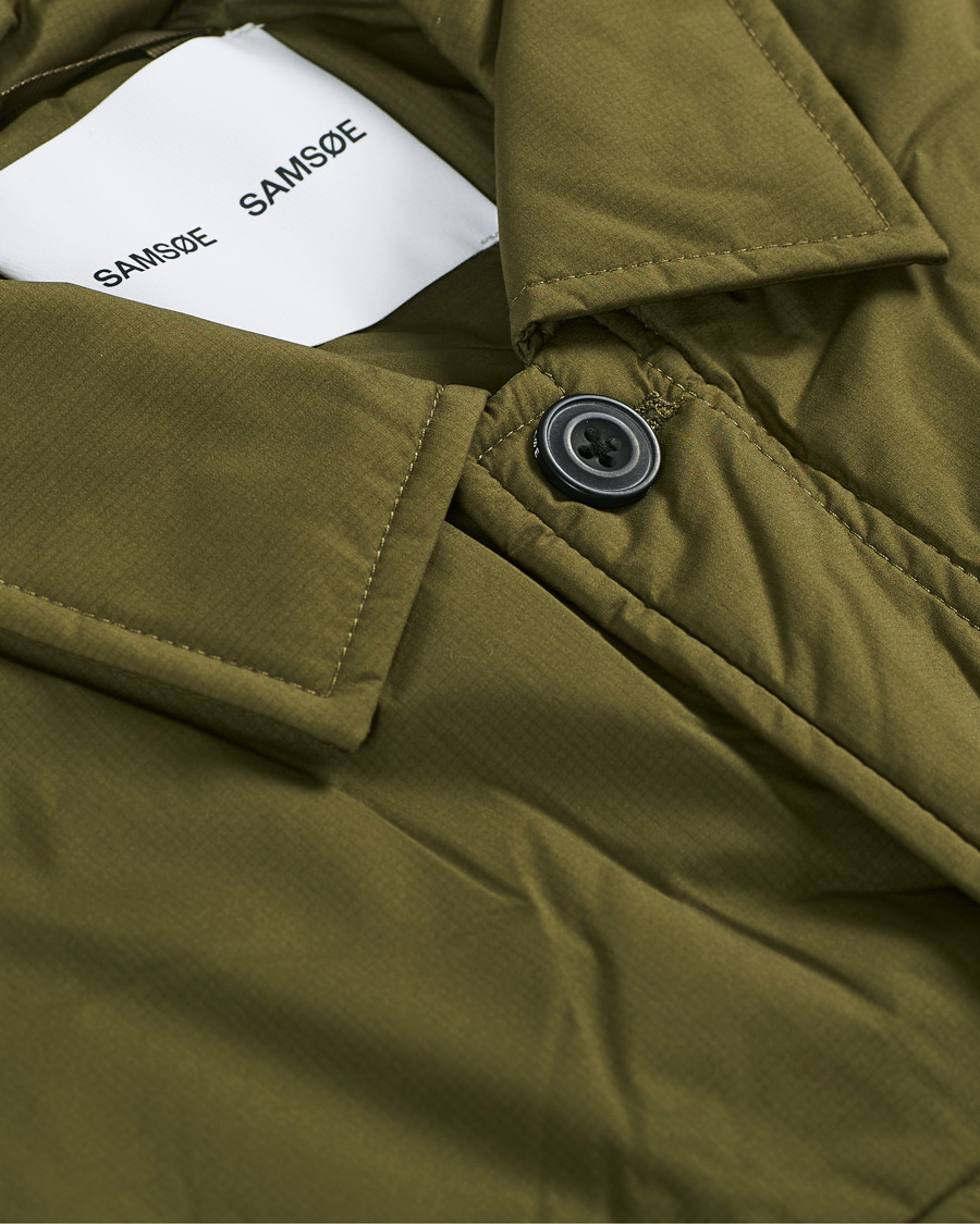 Homme | Manteaux Et Vestes | Samsøe Samsøe | Samsøe & Samsøe Tony Gore-Tex Shirt Jacket Ivy Green