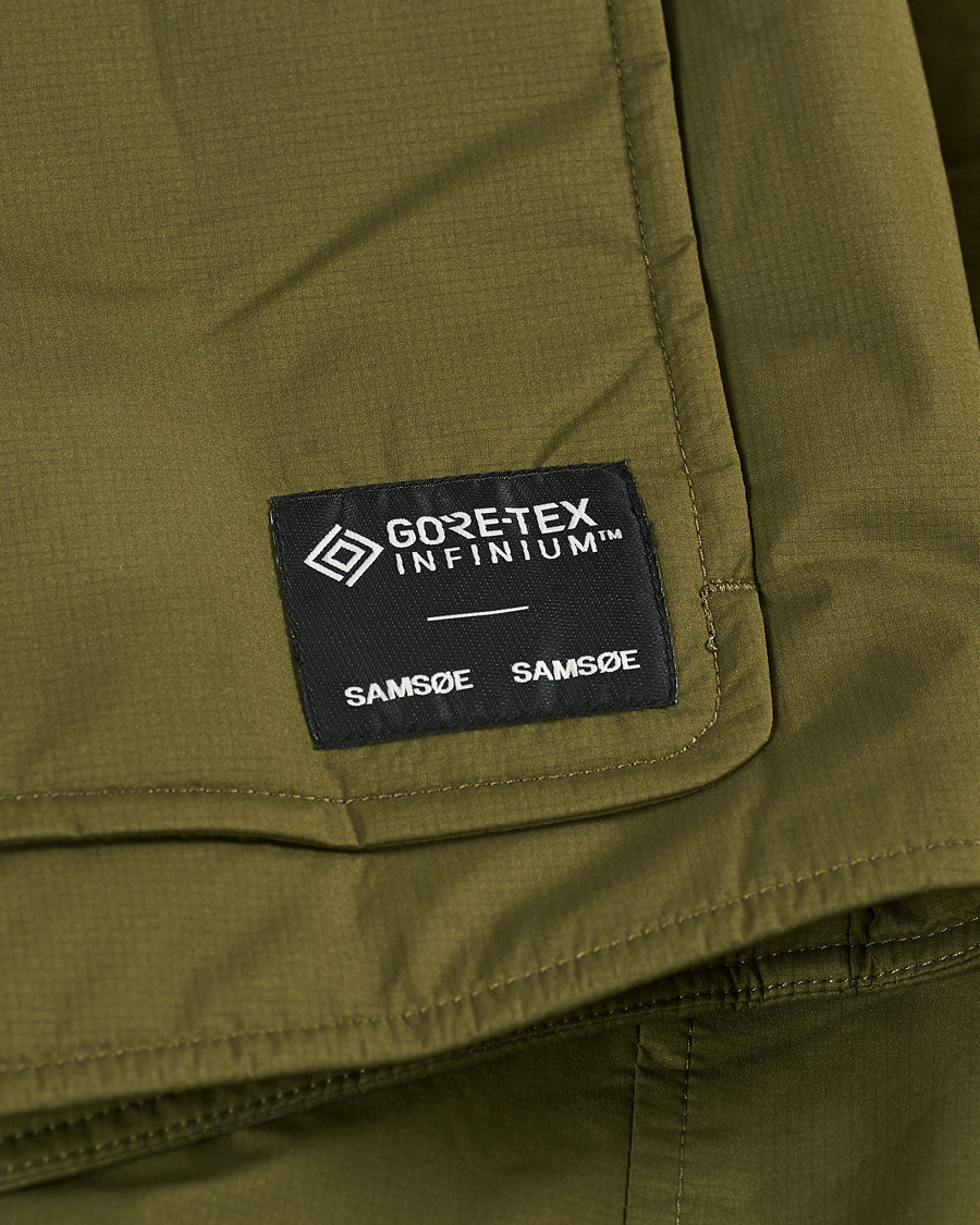 Homme | Manteaux Et Vestes | Samsøe Samsøe | Samsøe & Samsøe Tony Gore-Tex Shirt Jacket Ivy Green