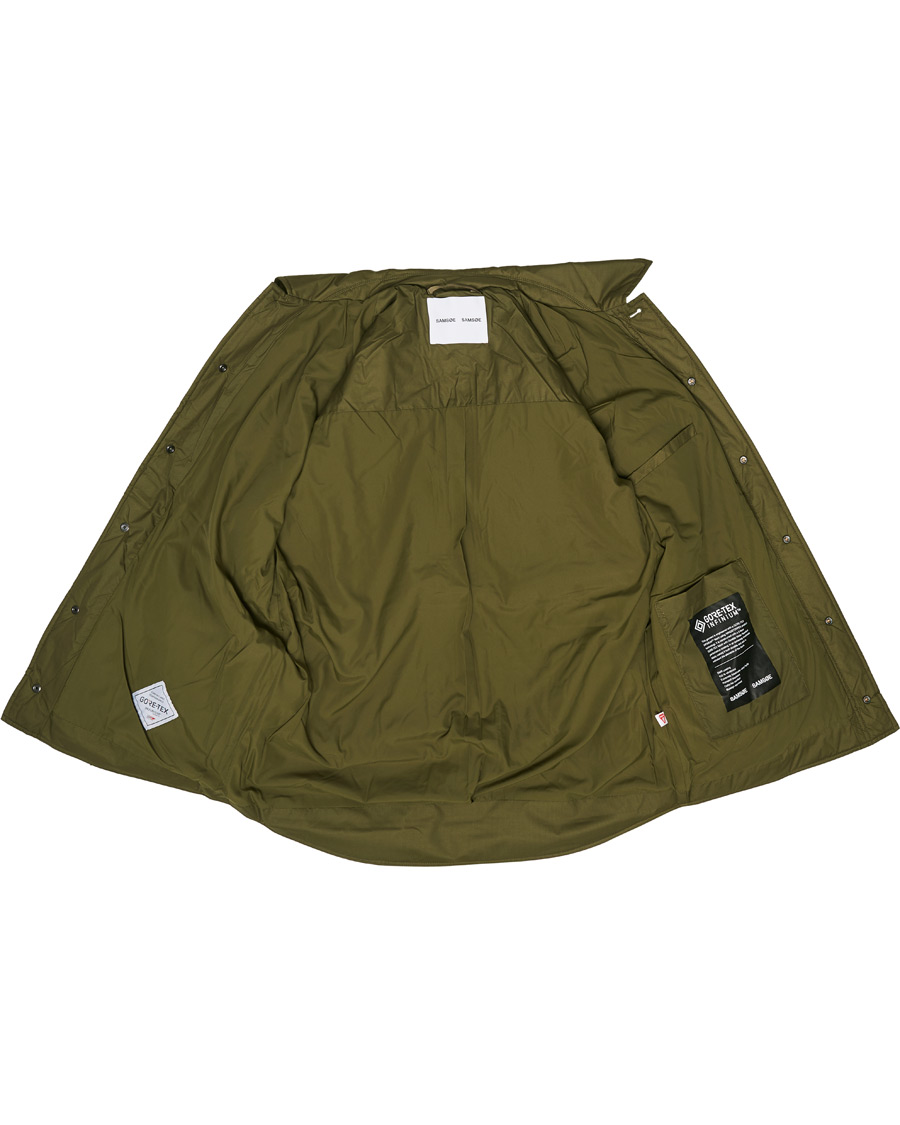 Homme | Manteaux Et Vestes | Samsøe Samsøe | Samsøe & Samsøe Tony Gore-Tex Shirt Jacket Ivy Green