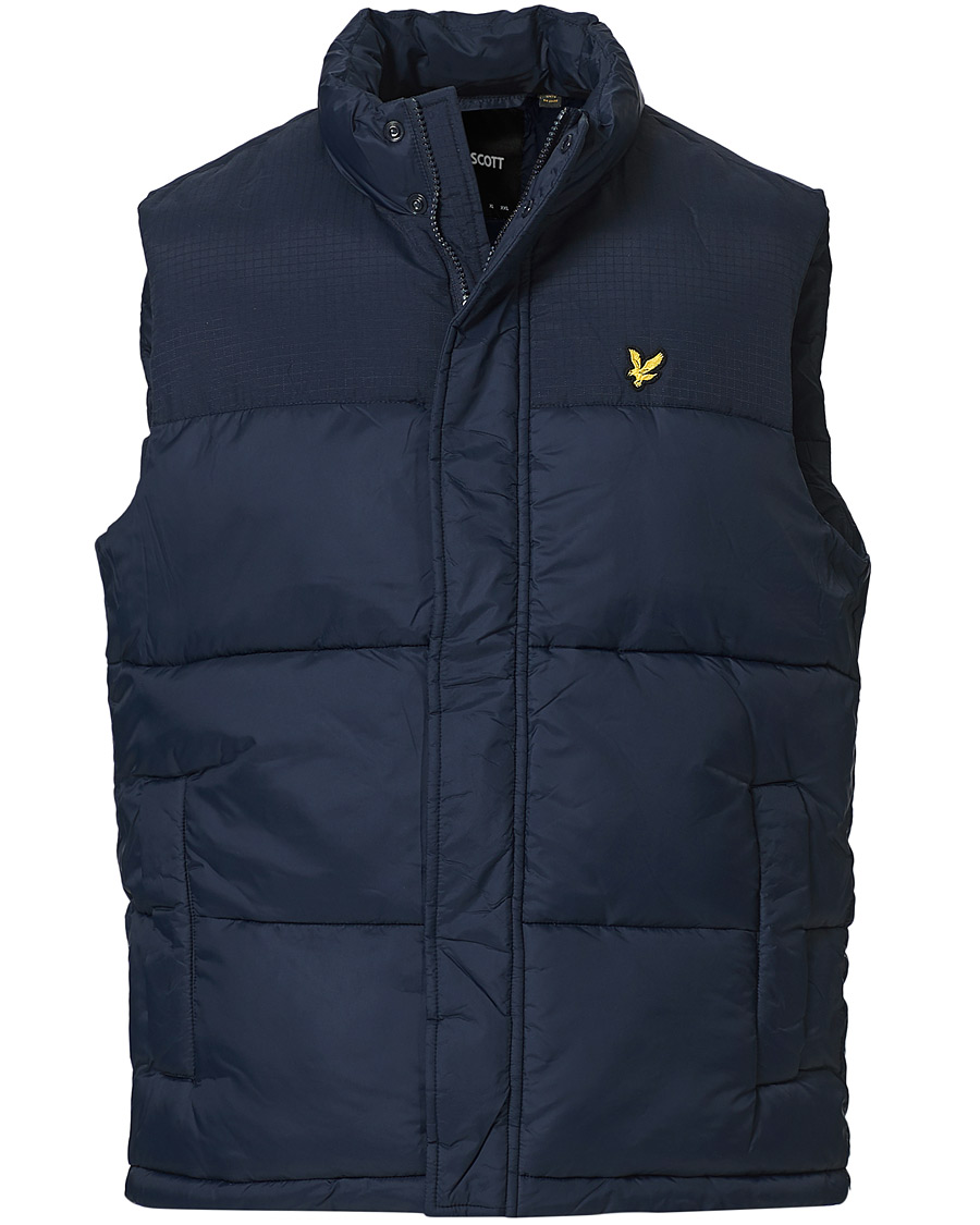 Homme | Manteaux Et Vestes | Lyle & Scott | Wadded Gilet Vest Dark Navy