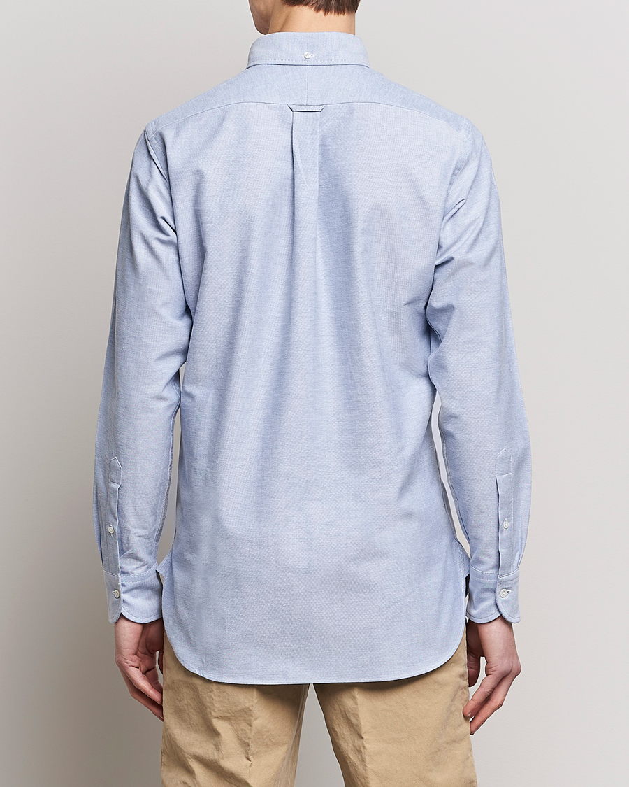 Homme | Chemises | Drake's | Button Down Oxford Shirt Blue