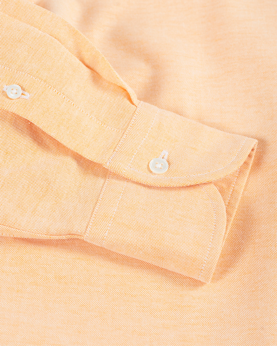 Homme | Chemises | Drake's | Button Down Oxford Shirt Orange