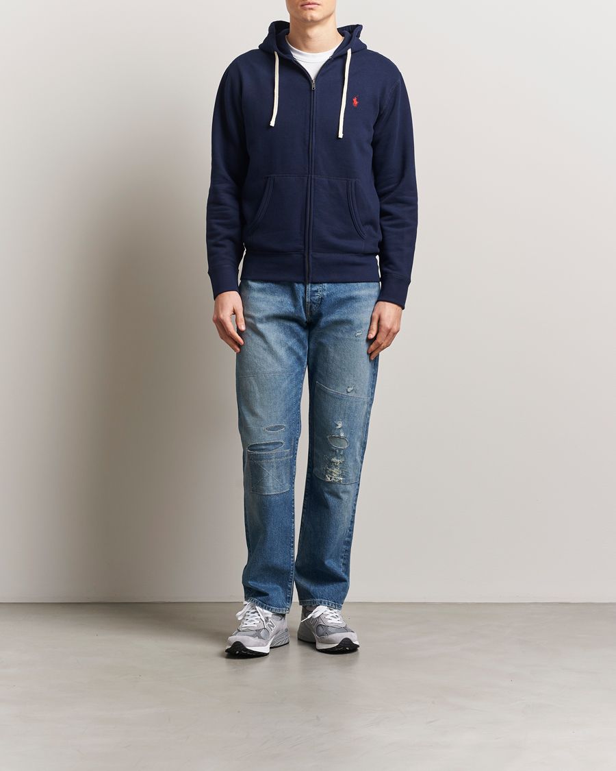 Homme | Pulls Et Tricots | Polo Ralph Lauren | Fleece Full Zip Hoodie Cruise Navy