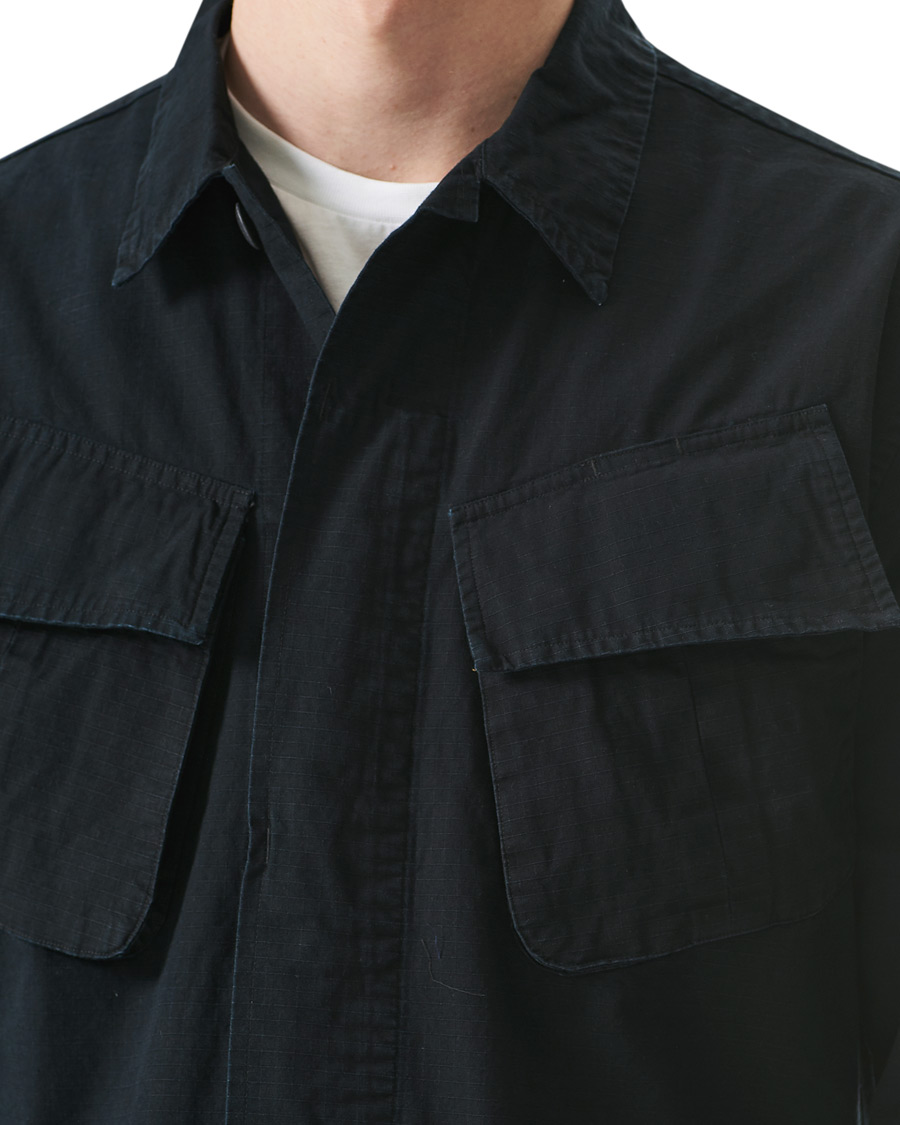 Homme | Chemises | Polo Ralph Lauren | Military Ripstop Overshirt Polo Black