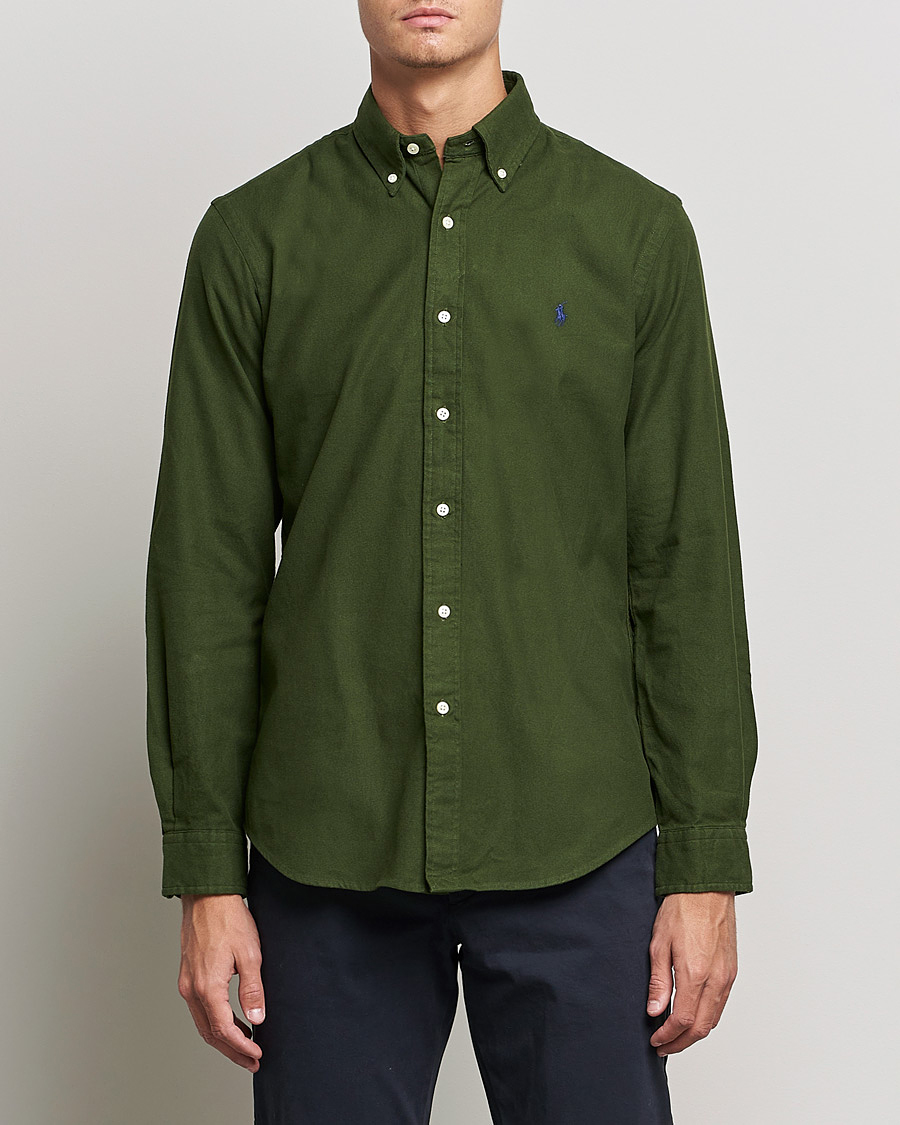 Homme | Chemises | Polo Ralph Lauren | Brushed Flannel Shirt Classic Drab