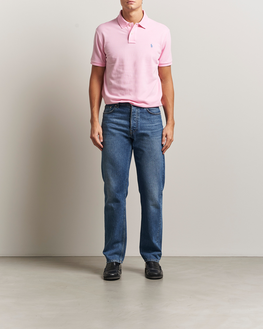Homme | Polos | Polo Ralph Lauren | Custom Slim Fit Polo Carmel Pink