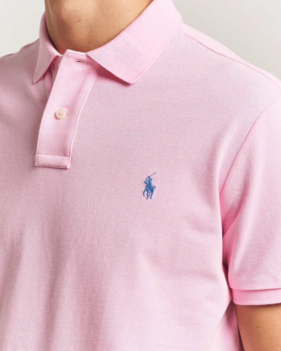 Homme | Polos | Polo Ralph Lauren | Custom Slim Fit Polo Carmel Pink