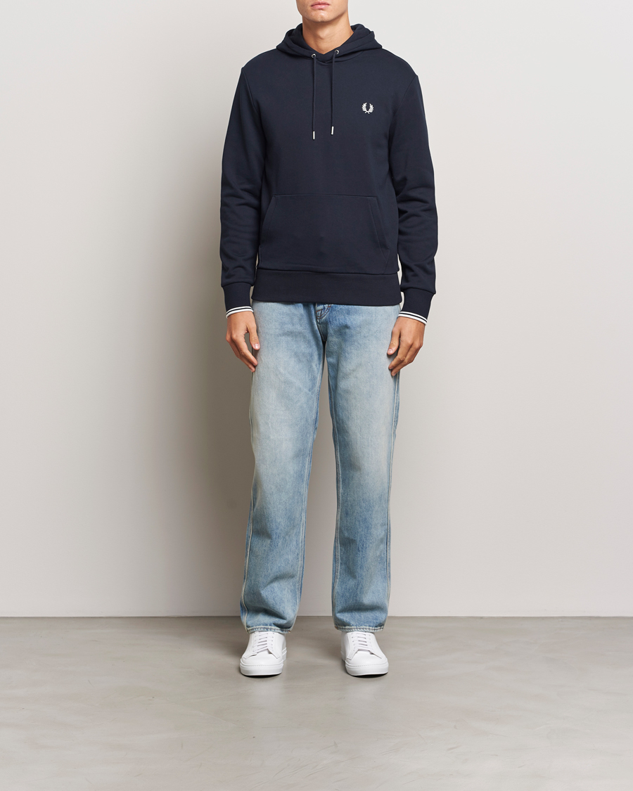 Homme | Pulls Et Tricots | Fred Perry | Tipped Hoodie Navy