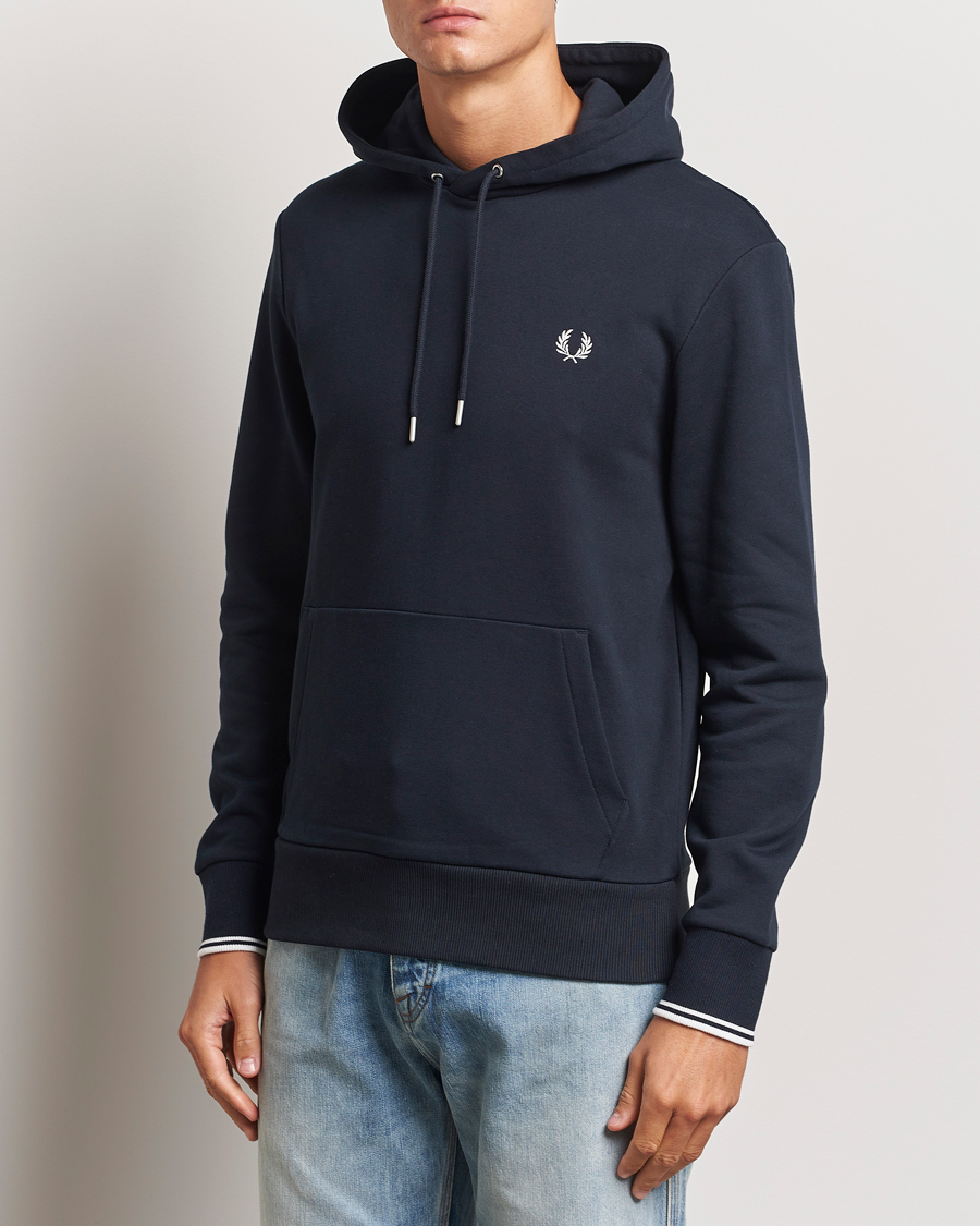 Homme | Pulls Et Tricots | Fred Perry | Tipped Hoodie Navy