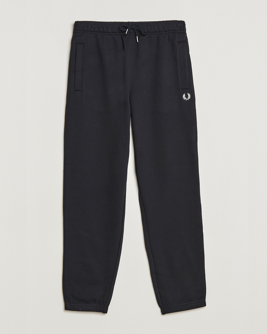 Homme | Pantalons | Fred Perry | Loopback Sweatpants Black