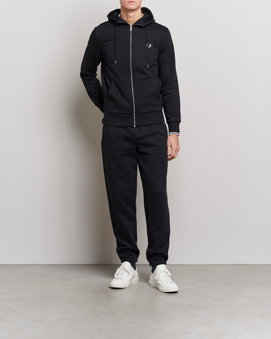 Homme | Pantalons | Fred Perry | Loopback Sweatpants Black
