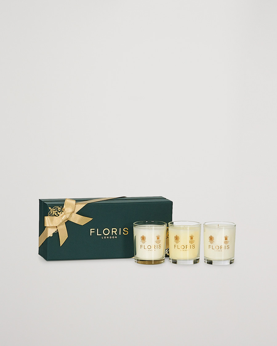 Homme | Floris London Mini Candle Set 3x70g | Floris London | Mini Candle Set 3x70g
