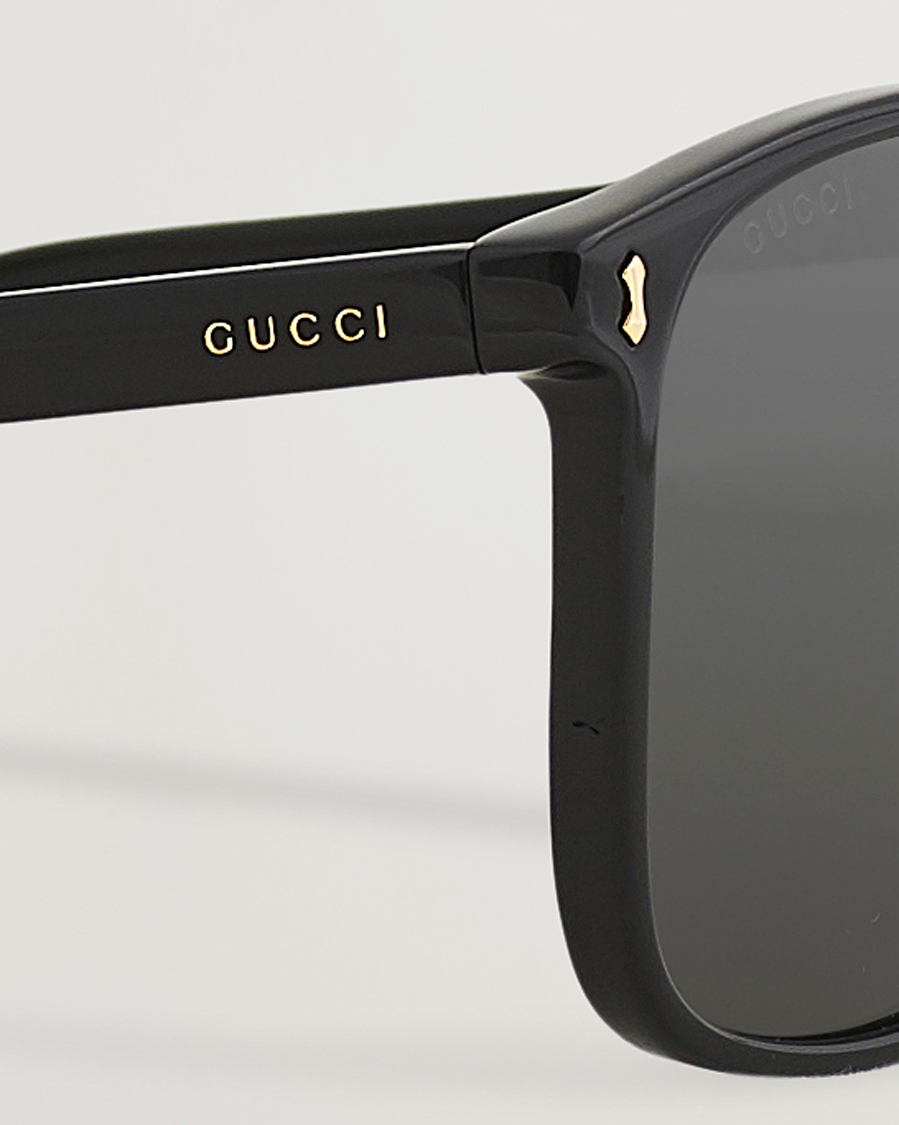 Homme | Gucci GG1041S Sunglasses Black Grey | Gucci | GG1041S Sunglasses Black Grey