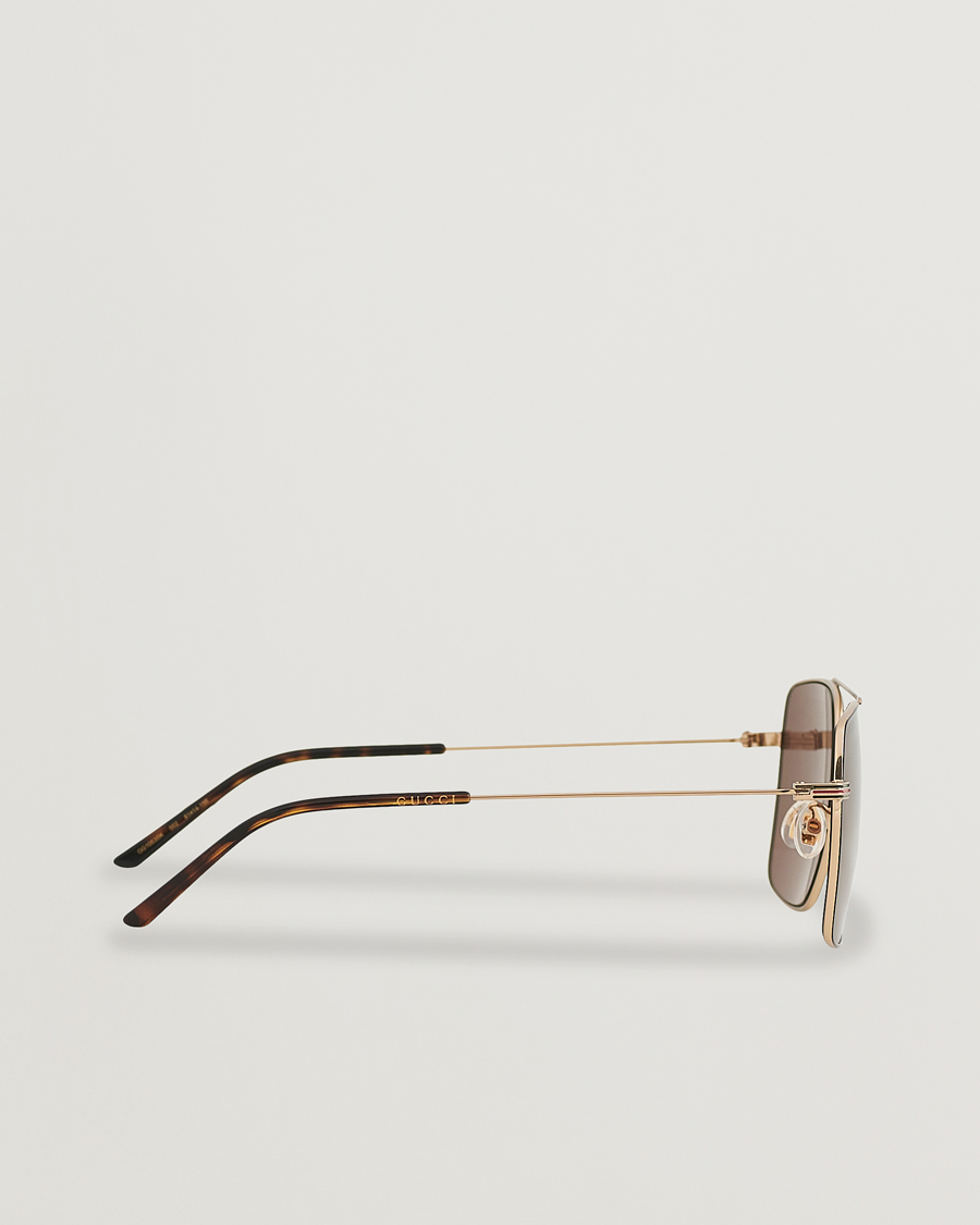 Homme | Gucci GG1053SK Sunglasses Gold Brown | Gucci | GG1053SK Sunglasses Gold Brown