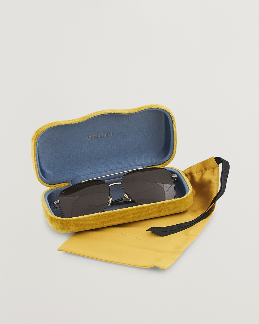 Homme | Gucci GG1053SK Sunglasses Gold Brown | Gucci | GG1053SK Sunglasses Gold Brown