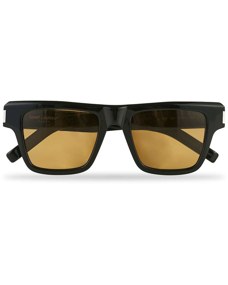Homme | Saint Laurent SL 469 Sunglasses Black Yellow | Saint Laurent | SL 469 Sunglasses Black Yellow