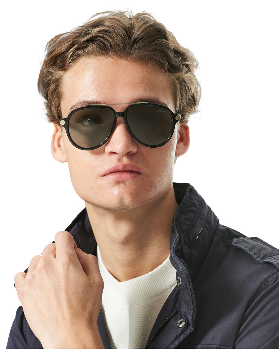 Homme | Brioni BR0096S Sunglasses Havana Green | Brioni | BR0096S Sunglasses Havana Green