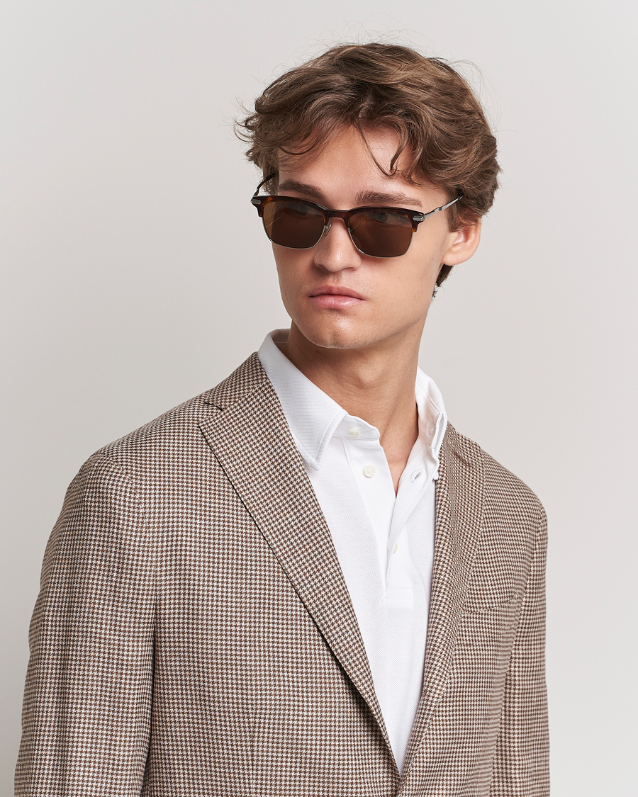 Homme | Brioni BR0093S Sunglasses Havana Brown | Brioni | BR0093S Sunglasses Havana Brown