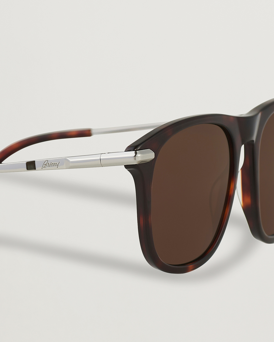 Homme | Brioni BR0094S Sunglasses Havana Brown | Brioni | BR0094S Sunglasses Havana Brown