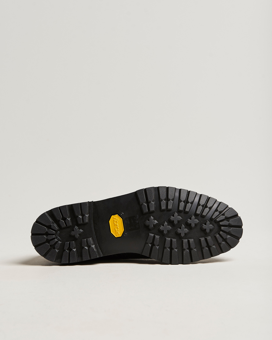 Homme | Derbies | Crockett & Jones | Pembroke Derbys Scotch Grain Vibram Black Calf