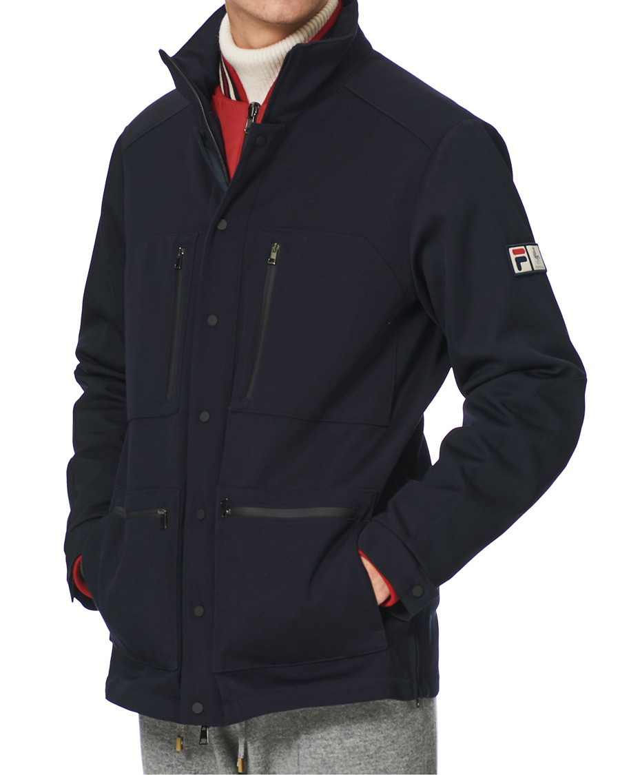 Homme | Manteaux Et Vestes | Piacenza Cashmere | X FILA Telavera Jacket Black