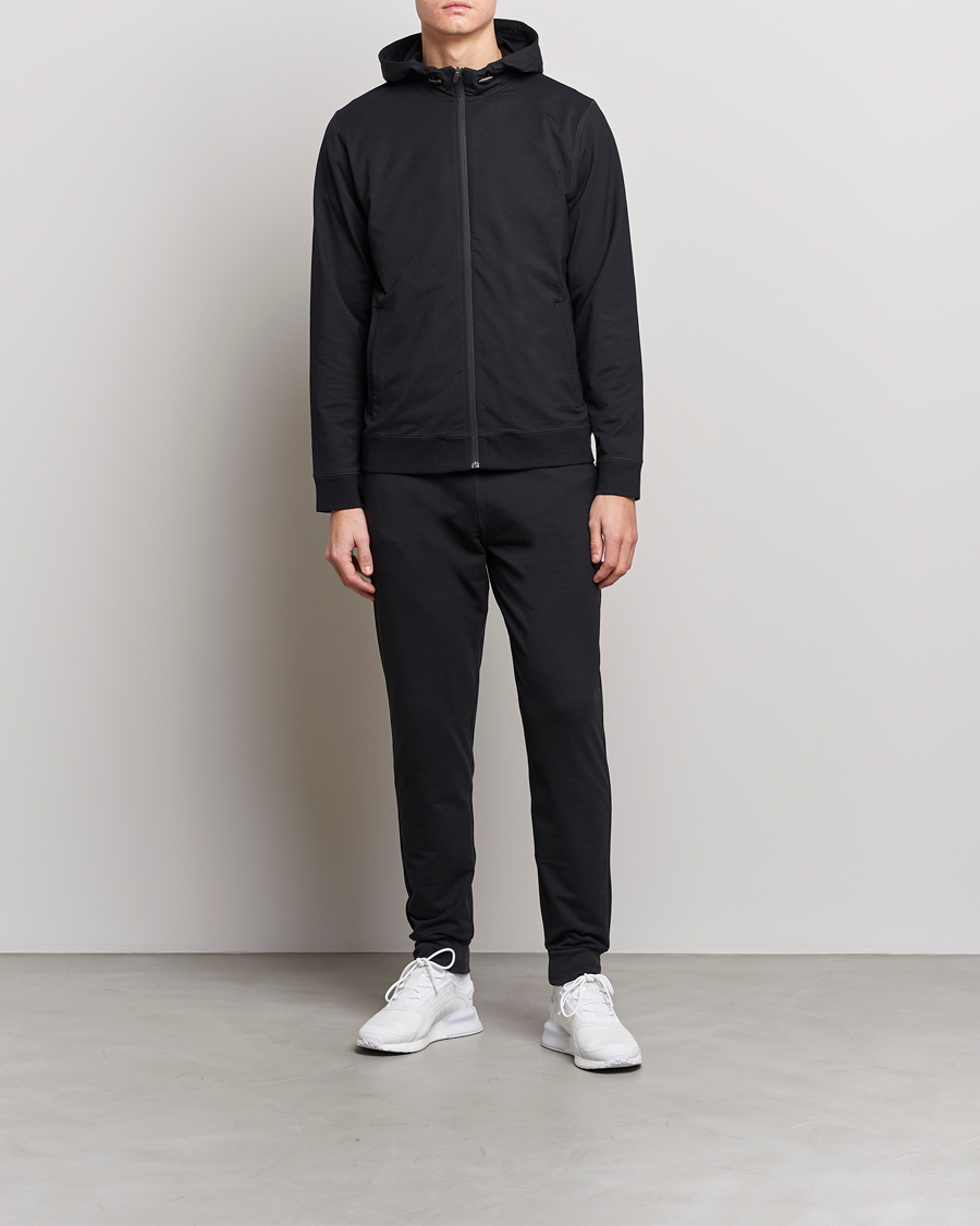 Homme | Pantalons | Sunspel | Active Track Pants Black