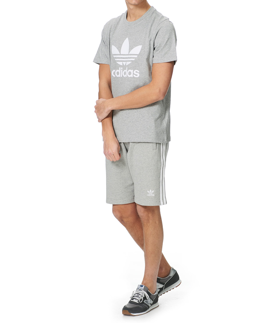 Homme | T-shirts | adidas Originals | Trefoil Tee Grey Melange